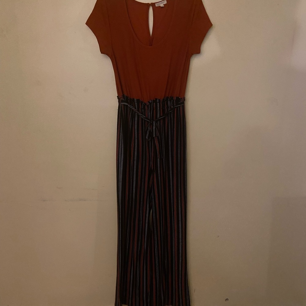 Striped Jumpsuit